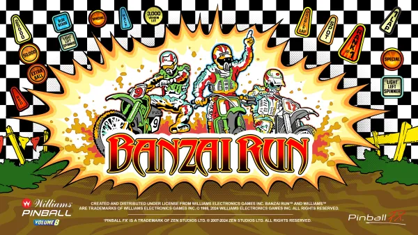 Banzai Run coming to Pinball FX in December